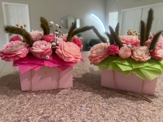 Glam flower purse