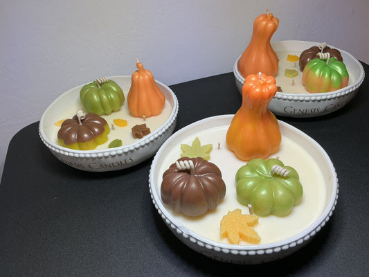 pumpkin festival candle